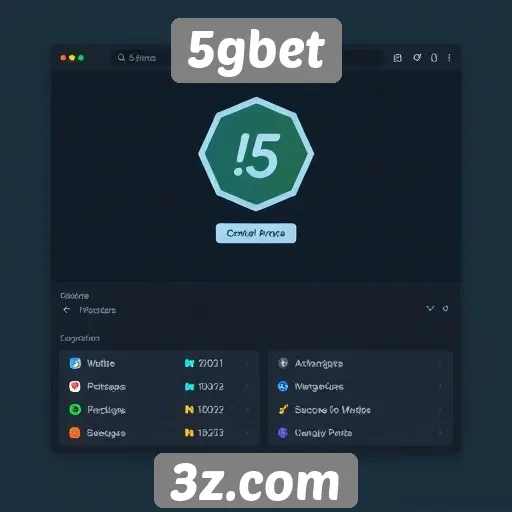 Interface do 5gbet é simples e amigável para usuários